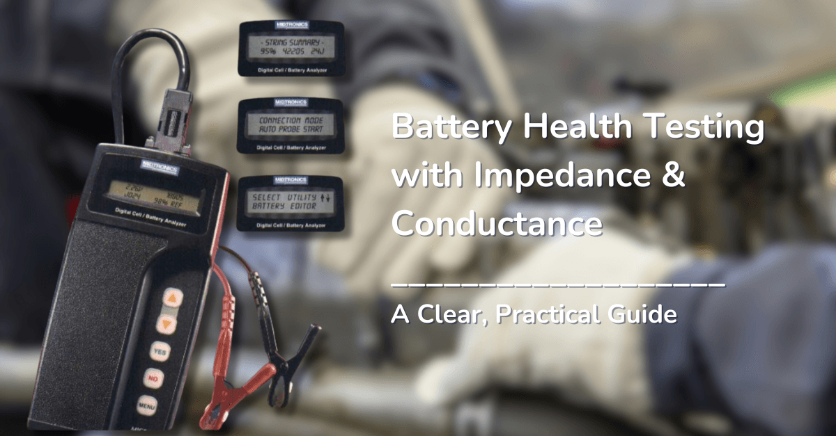 Battery Health Testing with Impedance & Conductance: A Clear, Practical Guide