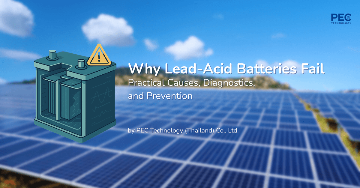 Why Lead-Acid Batteries Fail — Practical Causes, Diagnostics, and Prevention